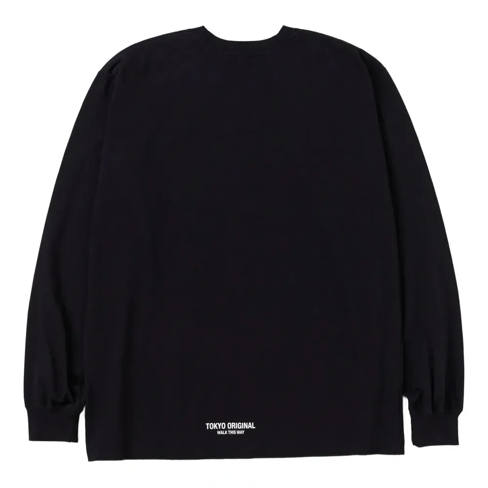 Футболка с длинными рукавами и графичным принтом