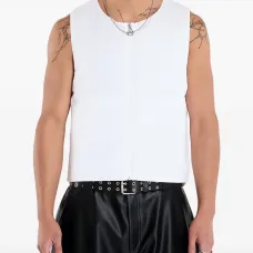 Жилет на молнии с сетчатыми вставками