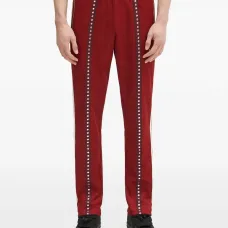 Декорированные спортивные брюки в полоску