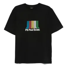 Футболка с логотипом и полосками Футболка с логотипом и полосками