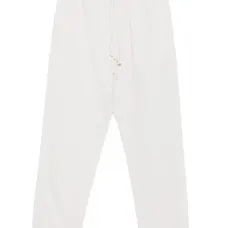 Брюки с кулиской и эластичными манжетами