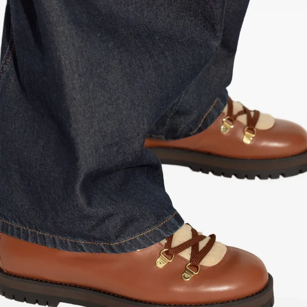 Ботинки хайкеры Heidi с отделкой из овчины