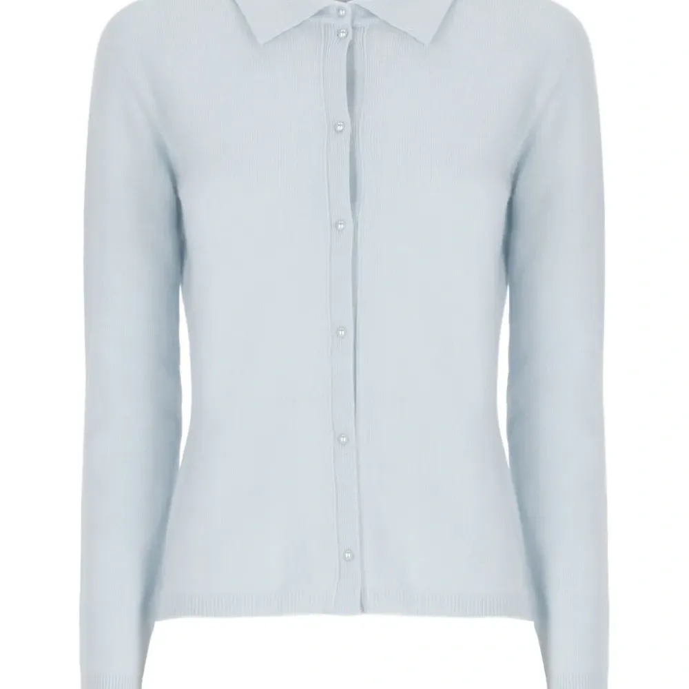 Кардиган на пуговицах с воротником