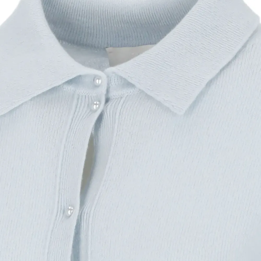 Кардиган на пуговицах с воротником