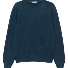 Шерстяной свитер с круглым вырезом