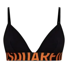 Бюстгальтер с треугольными чашками и логотипом