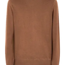 Шерстяной свитер с круглым вырезом