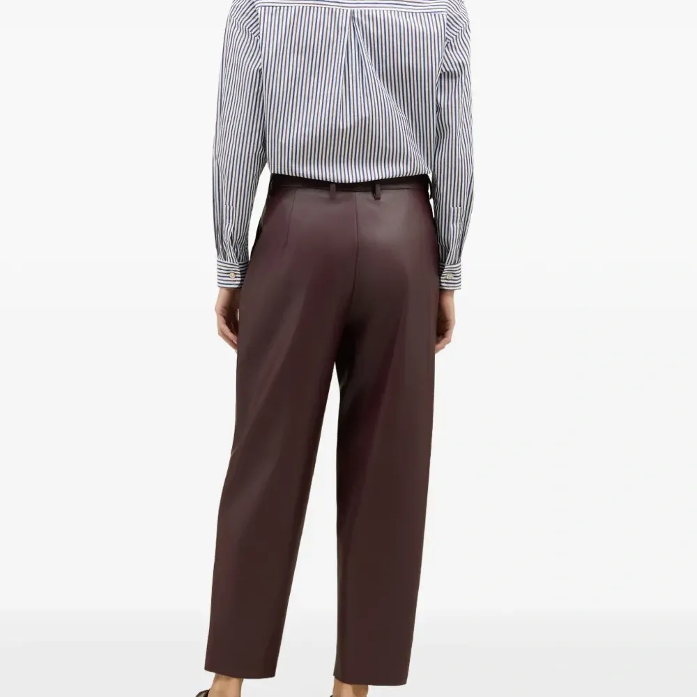 Брюки из искусственной кожи