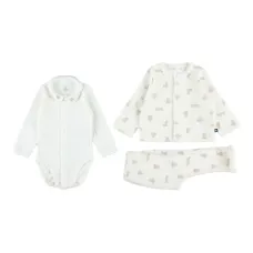 Комплект из трех брюк с принтом