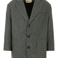 Шерстяной пиджак на пуговицах