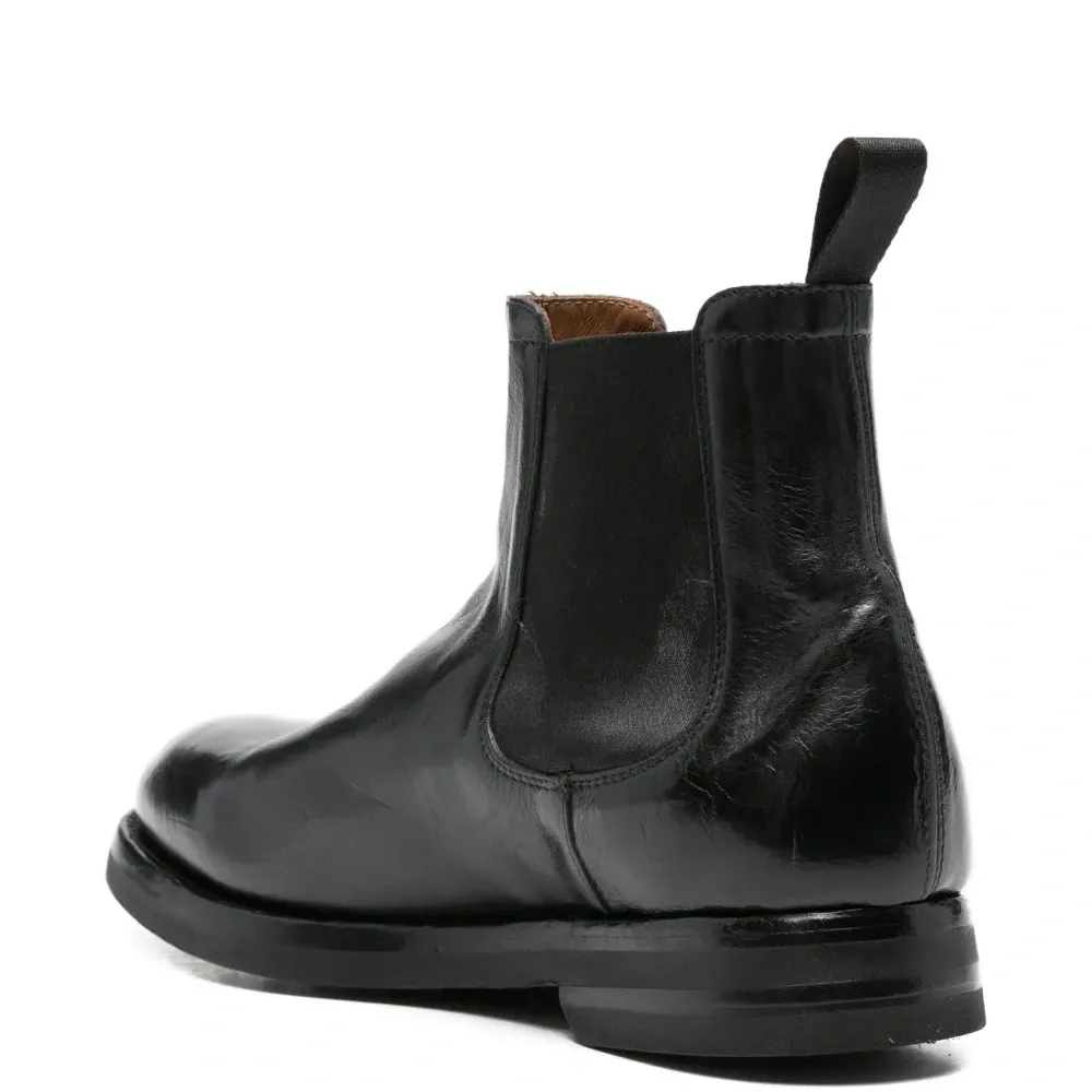 Кожаные челси с эластичными вставками