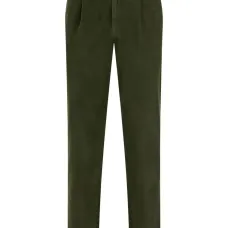 Брюки из вельвета со складками Брюки из вельвета со складками