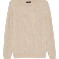 Свитер с круглым вырезом