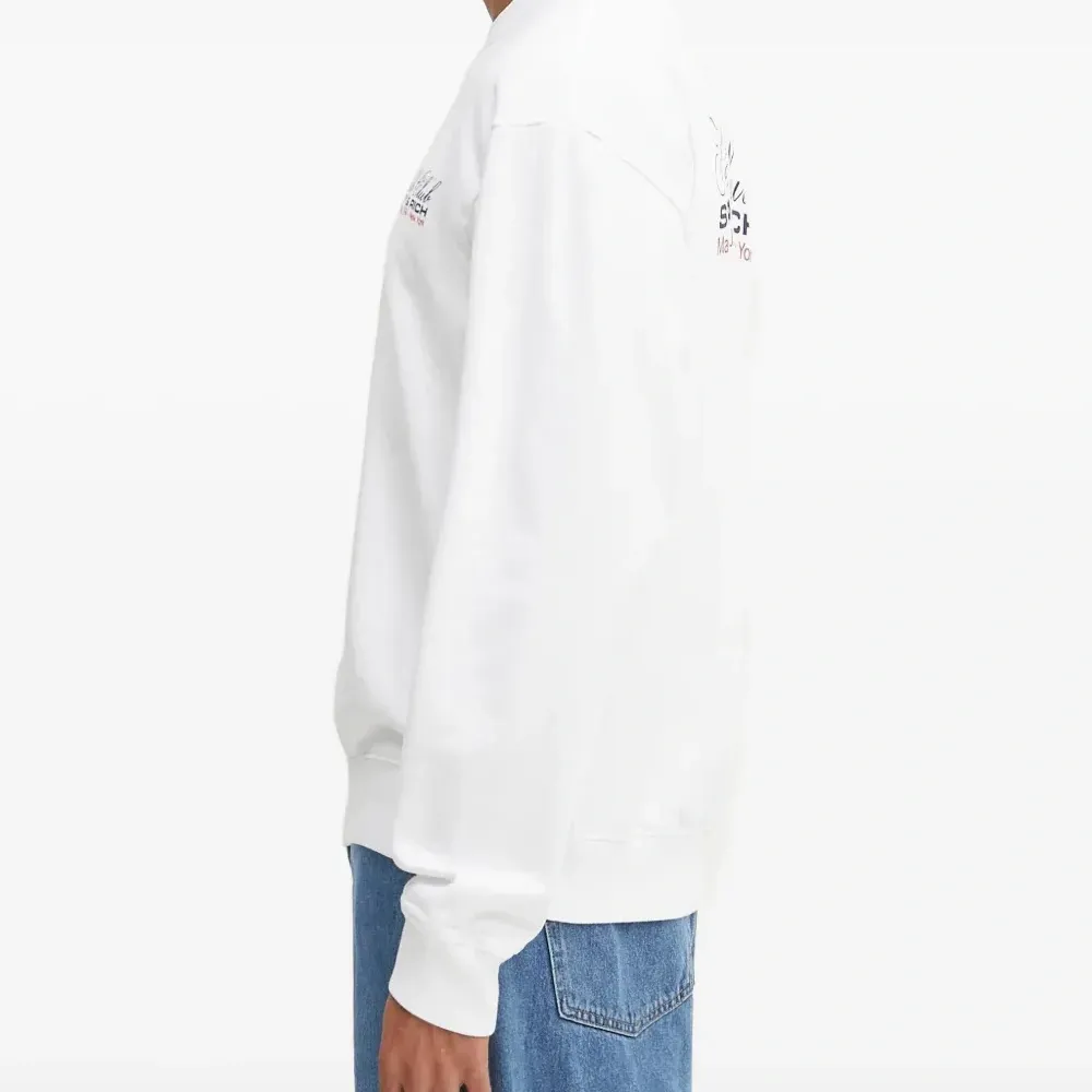 Толстовка с круглым вырезом и логотипом