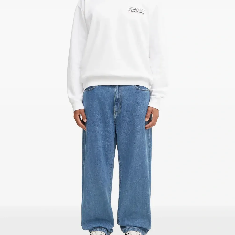 Толстовка с круглым вырезом и логотипом