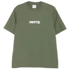 Футболка с пиксельным логотипом