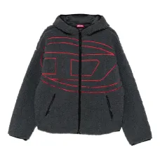 Куртка с капюшоном и логотипом