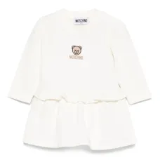 Платье с оборками и вышивкой