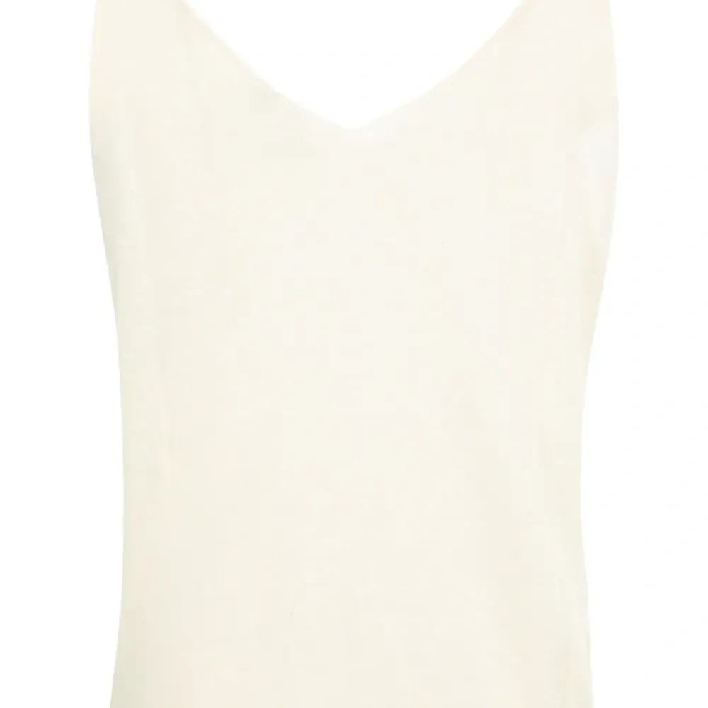 Трикотажный топ с V-образным вырезом Трикотажный топ с V-образным вырезом