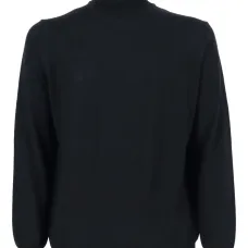 Шерстяной свитер с воротником-стойкой