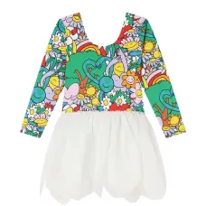 Платье с принтом "Earth Friends"