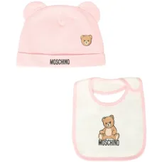 Комплект из шапки и нагрудника с логотипом Комплект из шапки и нагрудника с логотипом