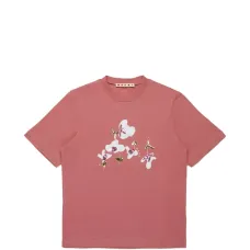 Футболка с цветочным принтом Футболка с цветочным принтом