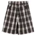 Клетчатые шорты со складками