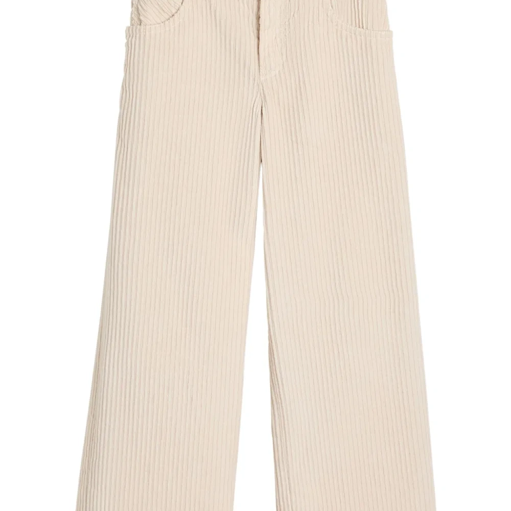 Вельветовые брюки А-силуэта