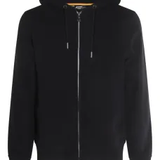 Худи на молнии с нашивкой-логотипом