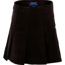 Вельветовая юбка со складками