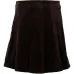 Вельветовая юбка со складками