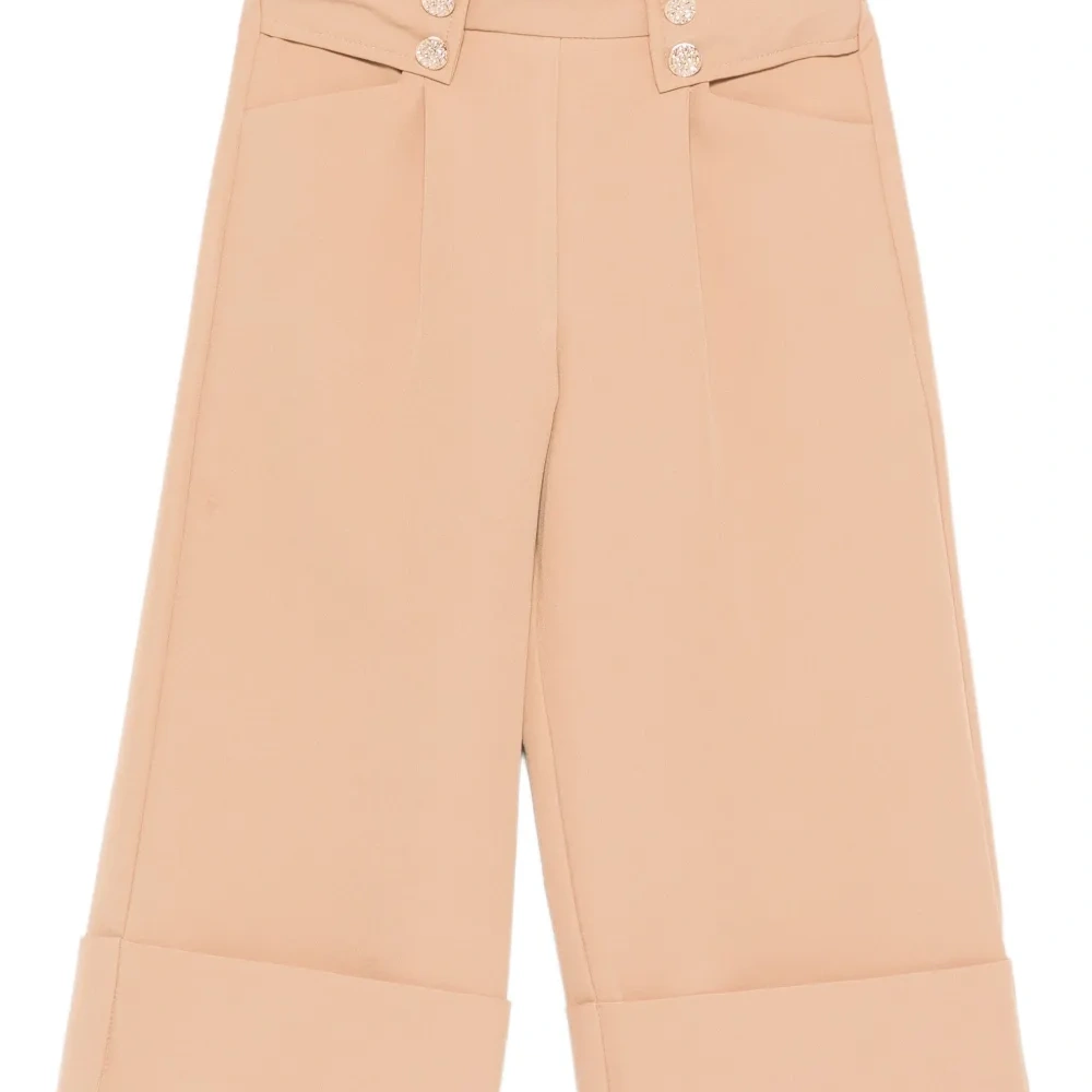 Брюки с манжетами на пуговицах