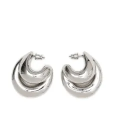 Двойные серьги-кольца