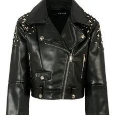 Байкерская куртка с заклепками