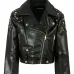 Байкерская куртка с заклепками Байкерская куртка с заклепками