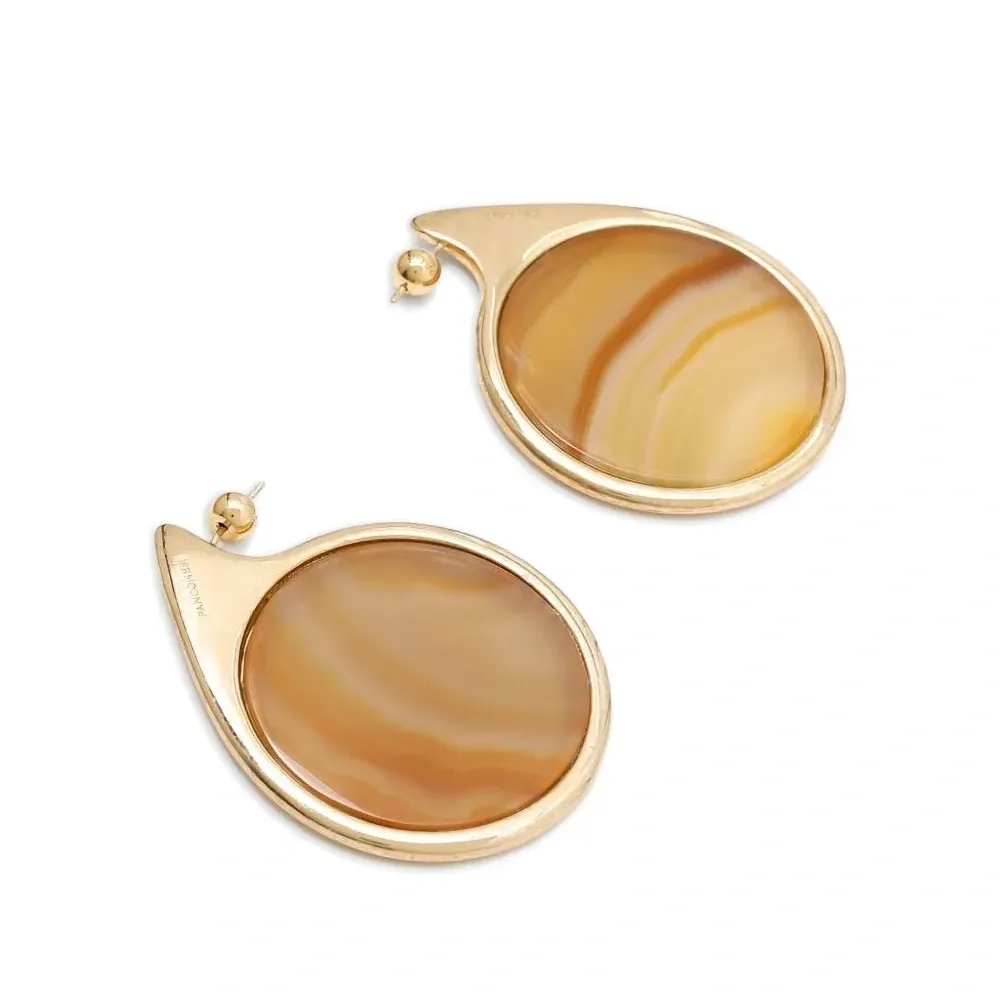 Серьги с агатом