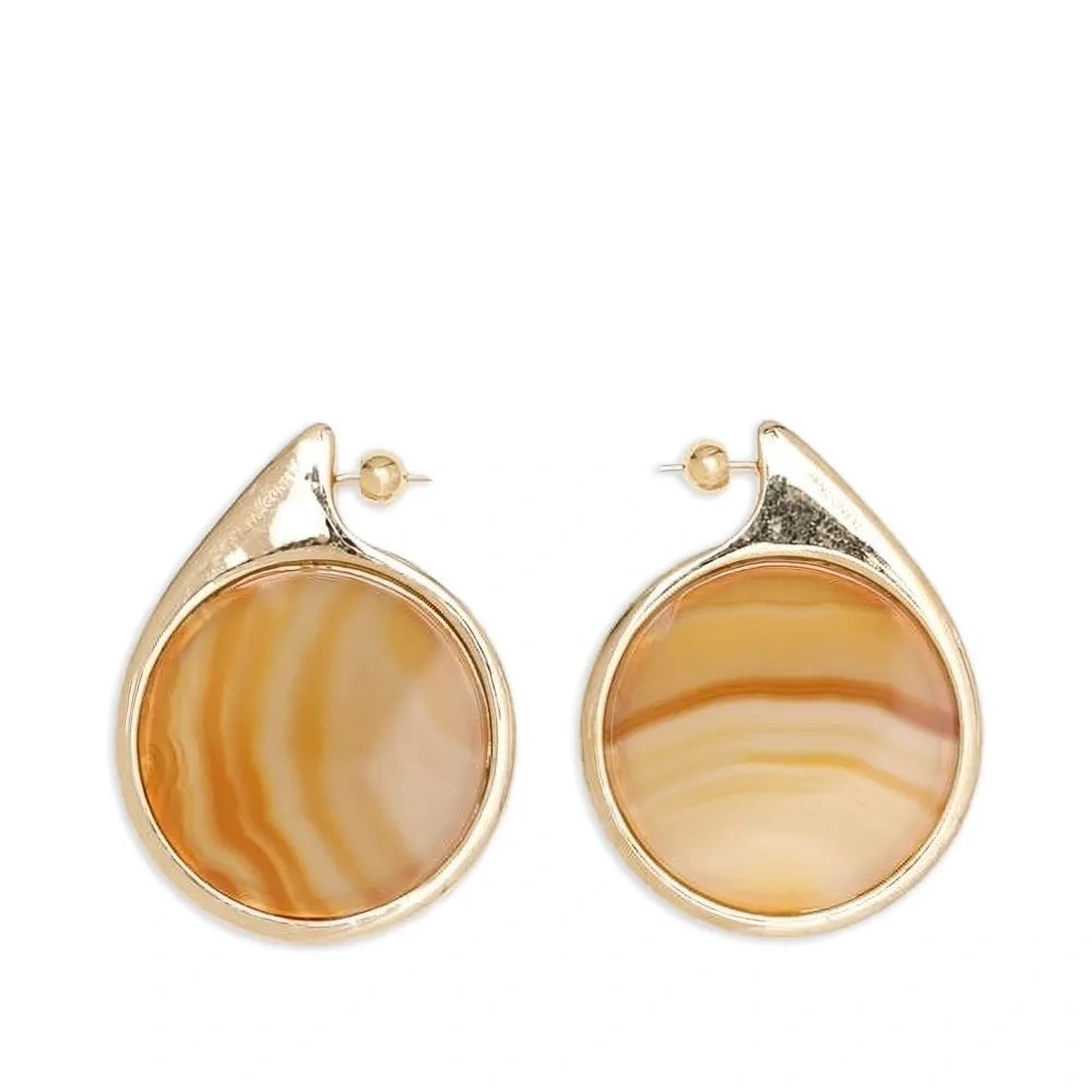 Серьги с агатом