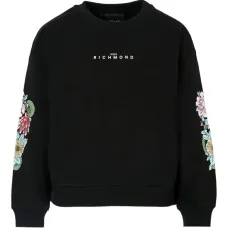 Толстовка с цветочной вышивкой