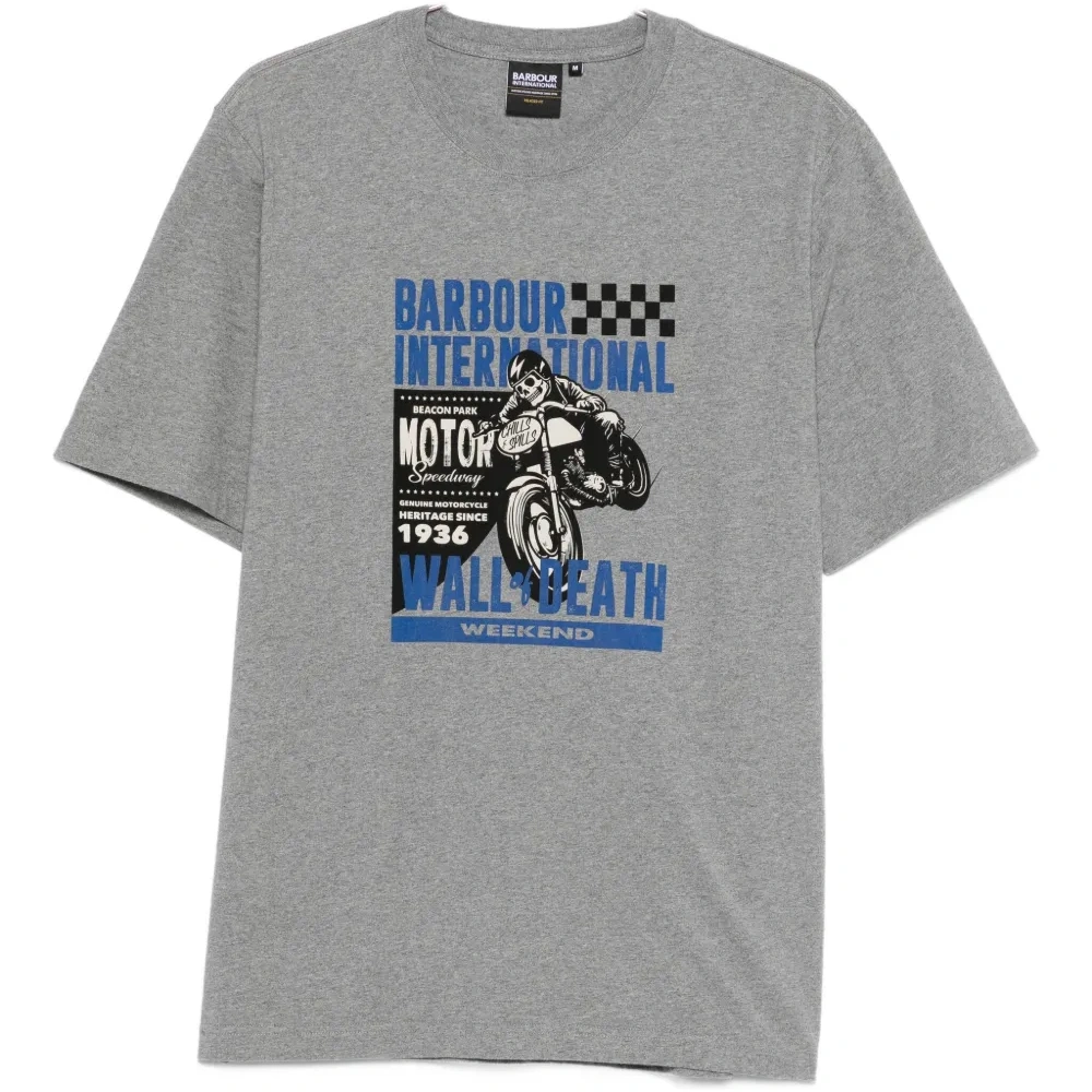 Футболка с принтом мотоцикла