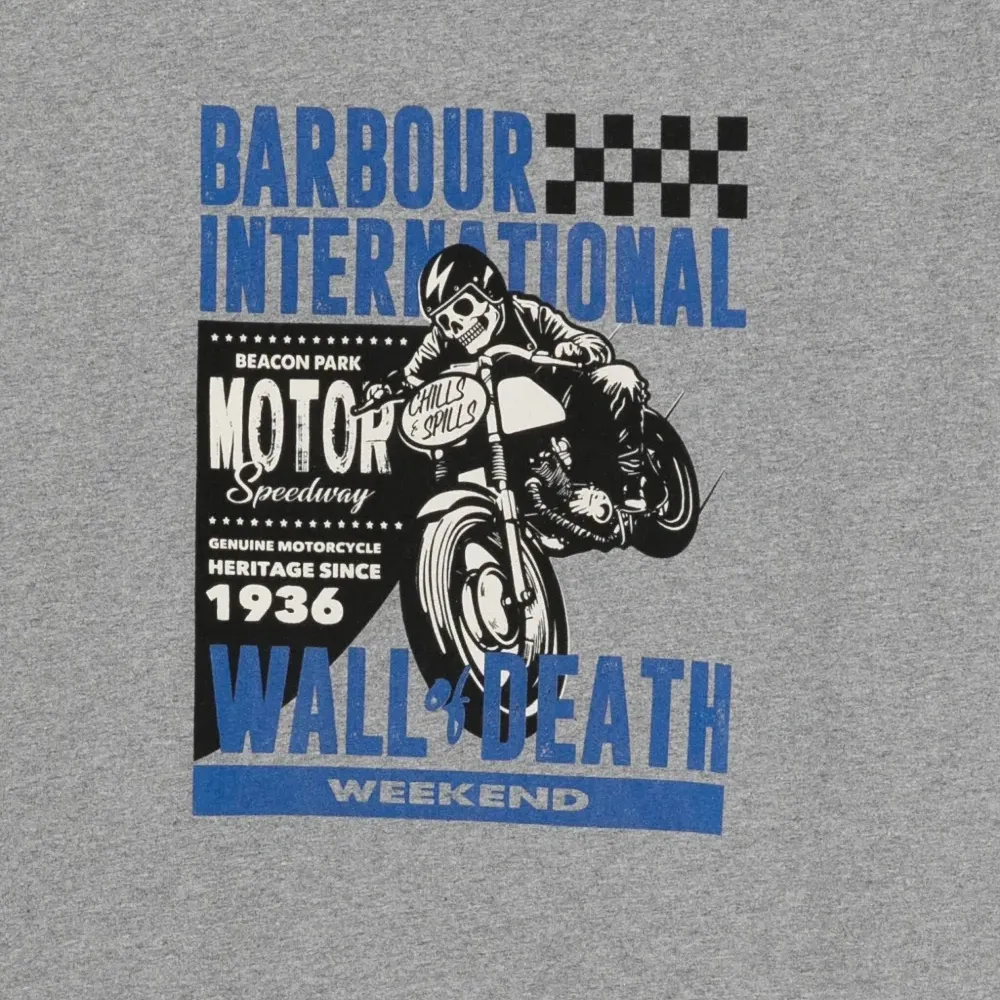 Футболка с принтом мотоцикла