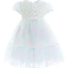 Ярусное платье с пайетками