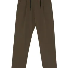 Брюки с кулиской и складками