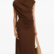 Топ Canalita с драпировкой и короткими рукавами