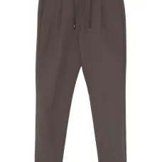 Брюки с кулиской и складками