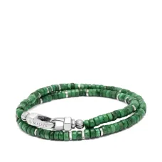 Браслет с малахитом