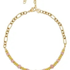 Колье-чокер с кварцем