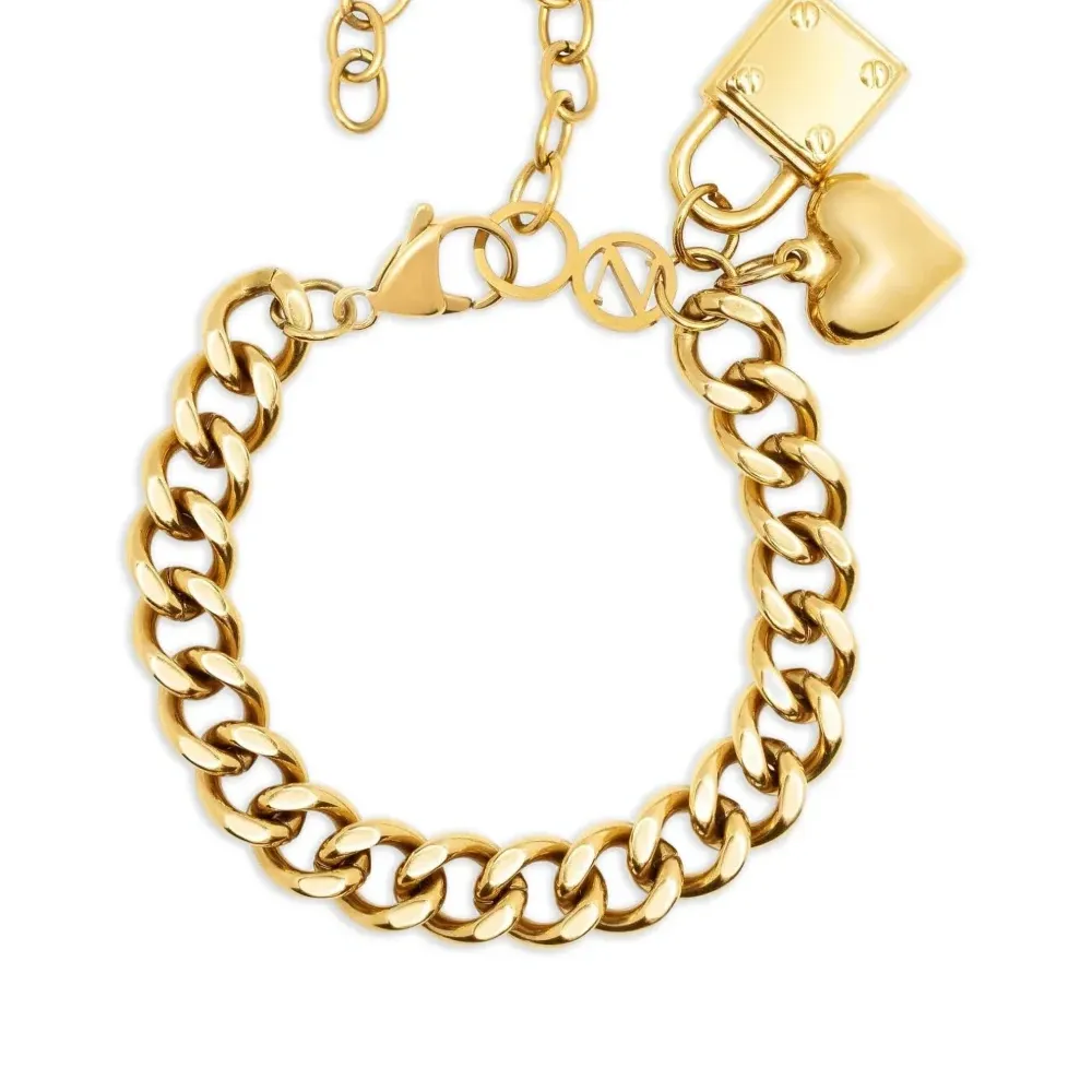 Цепочный браслет с подвесками