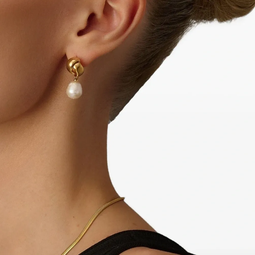 Серьги с жемчугом