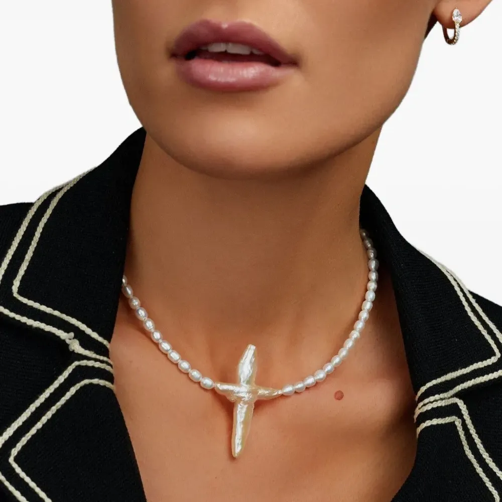 Колье-чокер с жемчугом